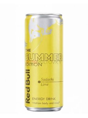 Red Bull Summer Edition Sudachi Lime Energy Drink - Yellow Can 12 oz